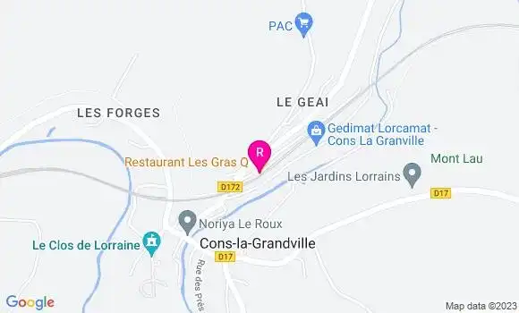Localisation Restaurant  Les Gras Q