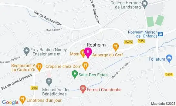 Localisation Restaurant  L