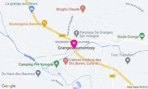 Localisation Restaurant  Le Chaud Costet