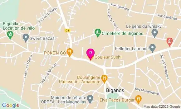Localisation Couleur Sushi