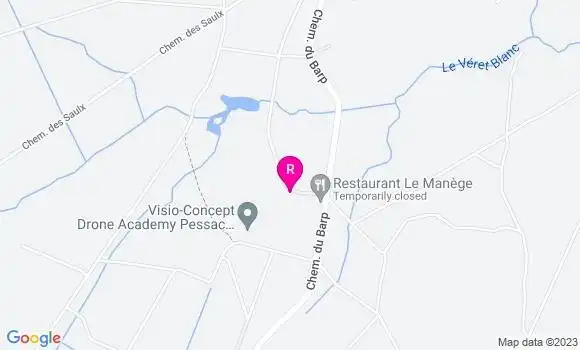 Localisation Restaurant  Château de Léognan