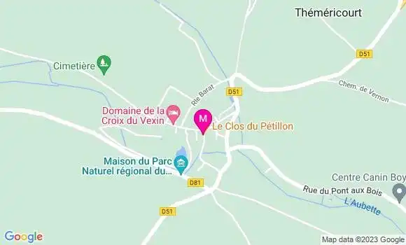 Localisation Restaurant  Le Clos du Pétillon