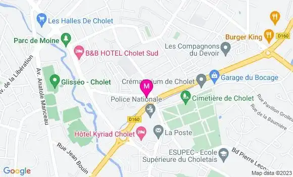 Localisation Restaurant  Le Val de Moine
