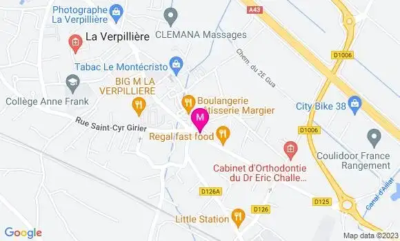 Localisation Restaurant  La Terrasse