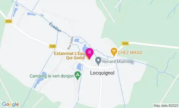 Localisation Restaurant  Estaminet l