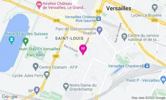 Localisation Café Le Mansart
