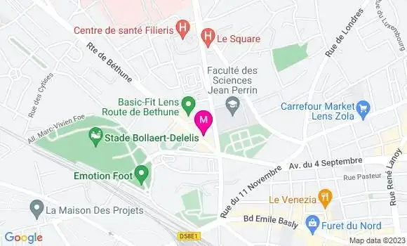 Localisation Restaurant Bar La Mi Temps