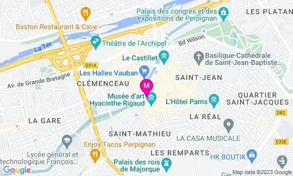 Localisation Restaurant  L