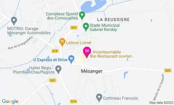 Localisation Restaurant Bar L