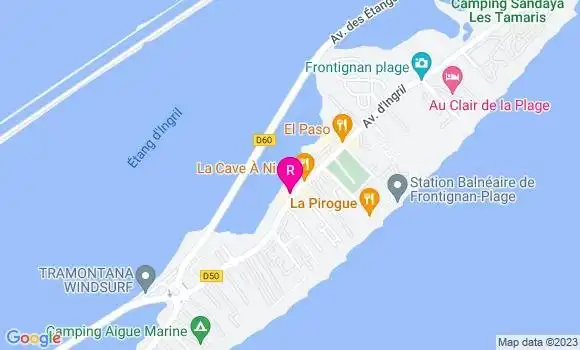 Localisation Restaurant  La Plagette