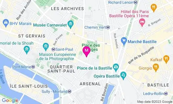 Localisation Restaurant  Le 9 Birague