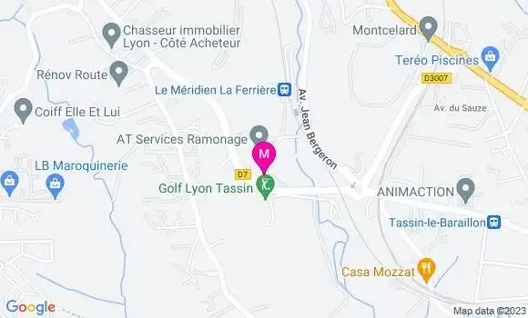 Localisation Le Bistrot du Trolley