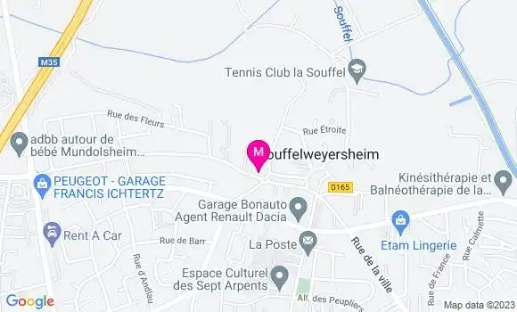 Localisation Restaurant Alsacien A la Carpe
