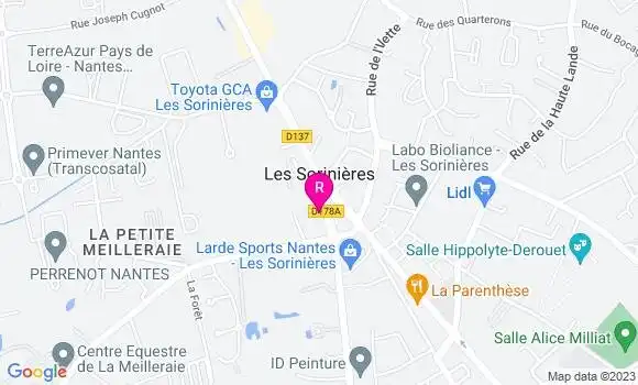 Localisation Restaurant  Le Relais