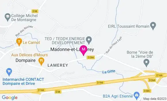 Localisation Restaurant  Au P