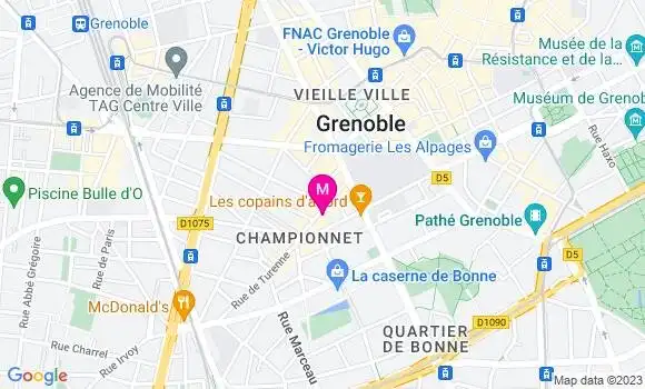 Localisation Restaurant  La Table des Bro