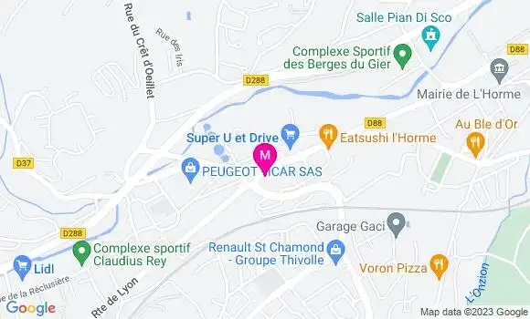 Localisation Restaurant  L