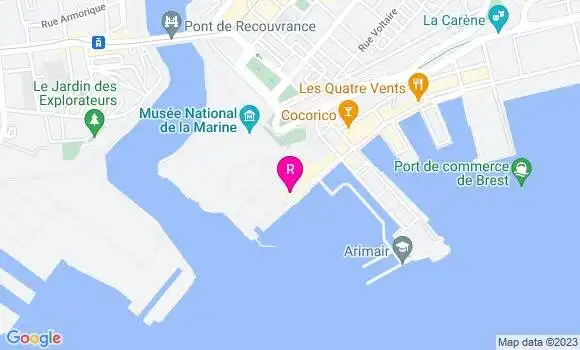 Localisation Brasserie L