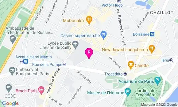 Localisation Restaurant  L