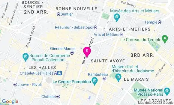 Localisation Restaurant  Sacré Frenchy