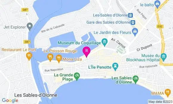 Localisation Crêperie du Port