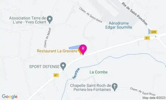 Localisation Restaurant  La Gravière