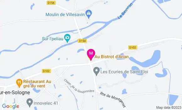 Localisation Au Bistrot d
