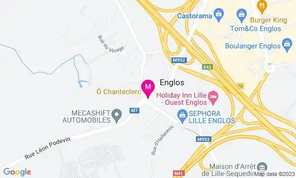 Localisation Restaurant  O Chanteclerc