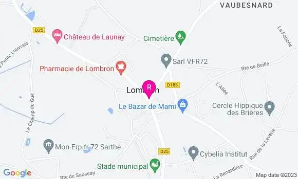 Localisation Restaurant Bar Le Saint Martin