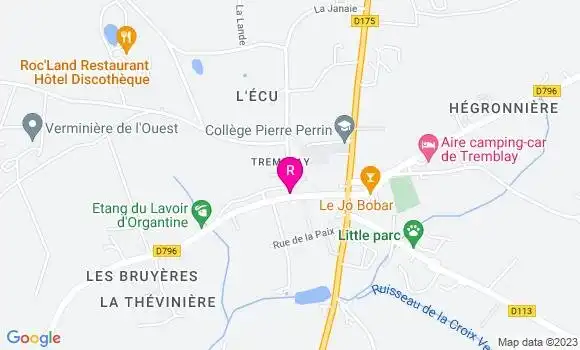 Localisation Restaurant  Criss