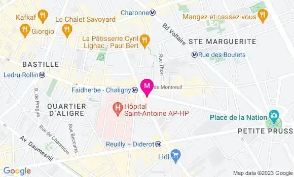 Localisation Restaurant  O