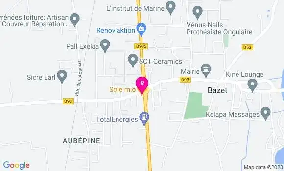 Localisation Restaurant  Sole Mio
