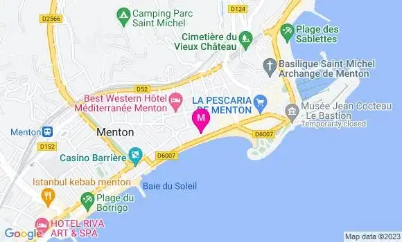 Localisation Restaurant Fruits de Mer Le Cyrnos