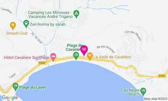Localisation Bistrot de la Baie