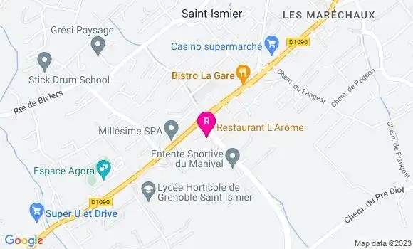 Localisation Restaurant  L