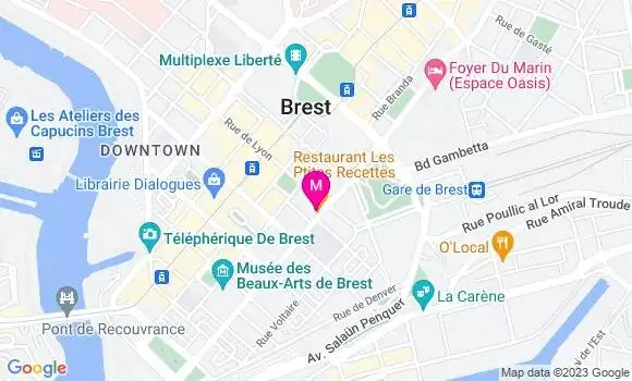 Localisation Restaurant  Les P