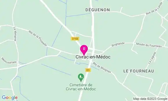 Localisation Restaurant  Le Petit Civracais