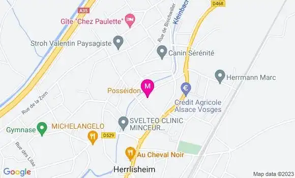 Localisation Restaurant Turc Posséidon
