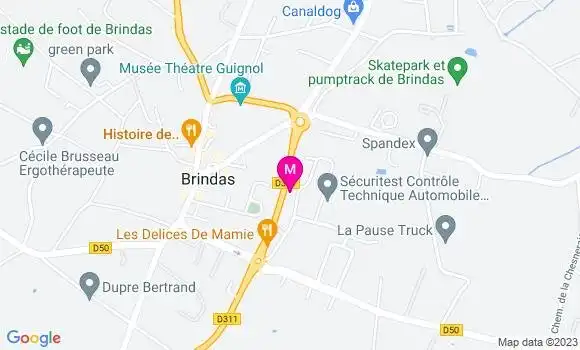 Localisation Restaurant  Les Copains d