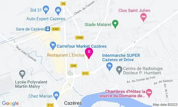 Localisation Restaurant l