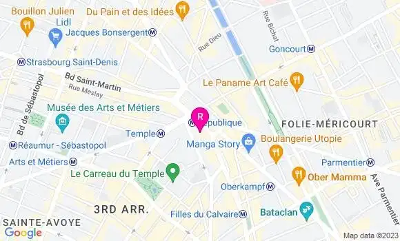 Localisation Pub Café République