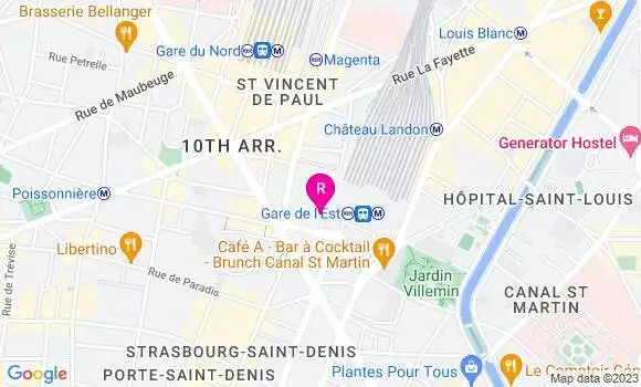 Localisation Bistrot Extérieur Quai