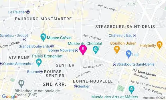 Localisation Brasserie Madeleine