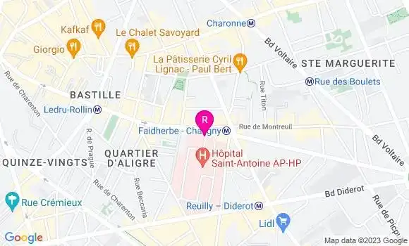Localisation Café Rey Bastille