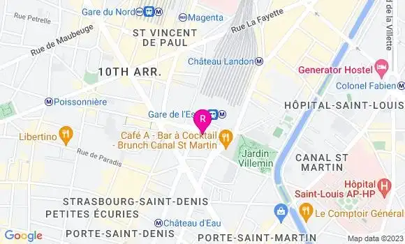 Localisation Restaurant  Café de l