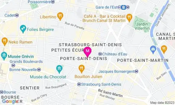 Localisation Restaurant 52