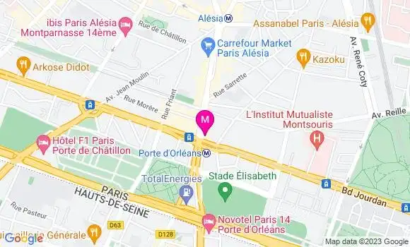 Localisation Brasserie Paris Orléans