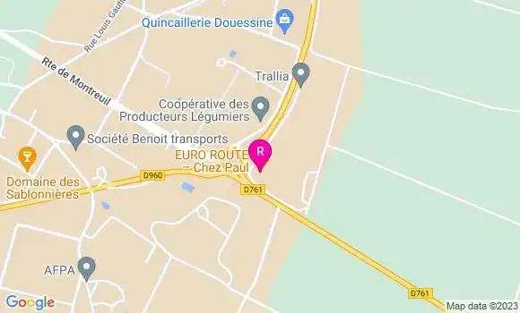 Localisation Restaurant  Chez Paul