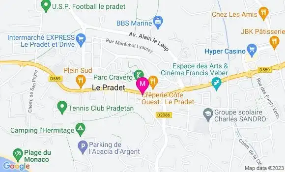 Localisation Brasserie Le Majestic