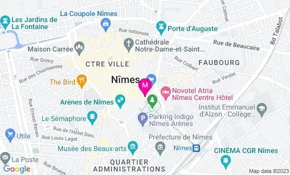Localisation Brasserie Le Palace